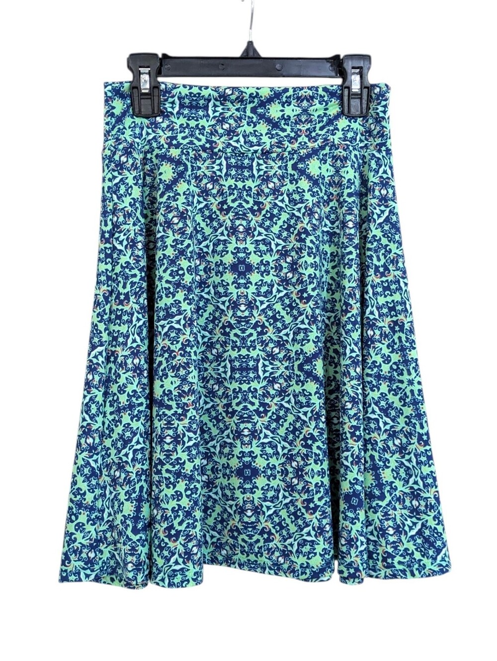 Lularoe Azure Swing Skirt - Size 10 Girls - Teal Blue Boho Paisley